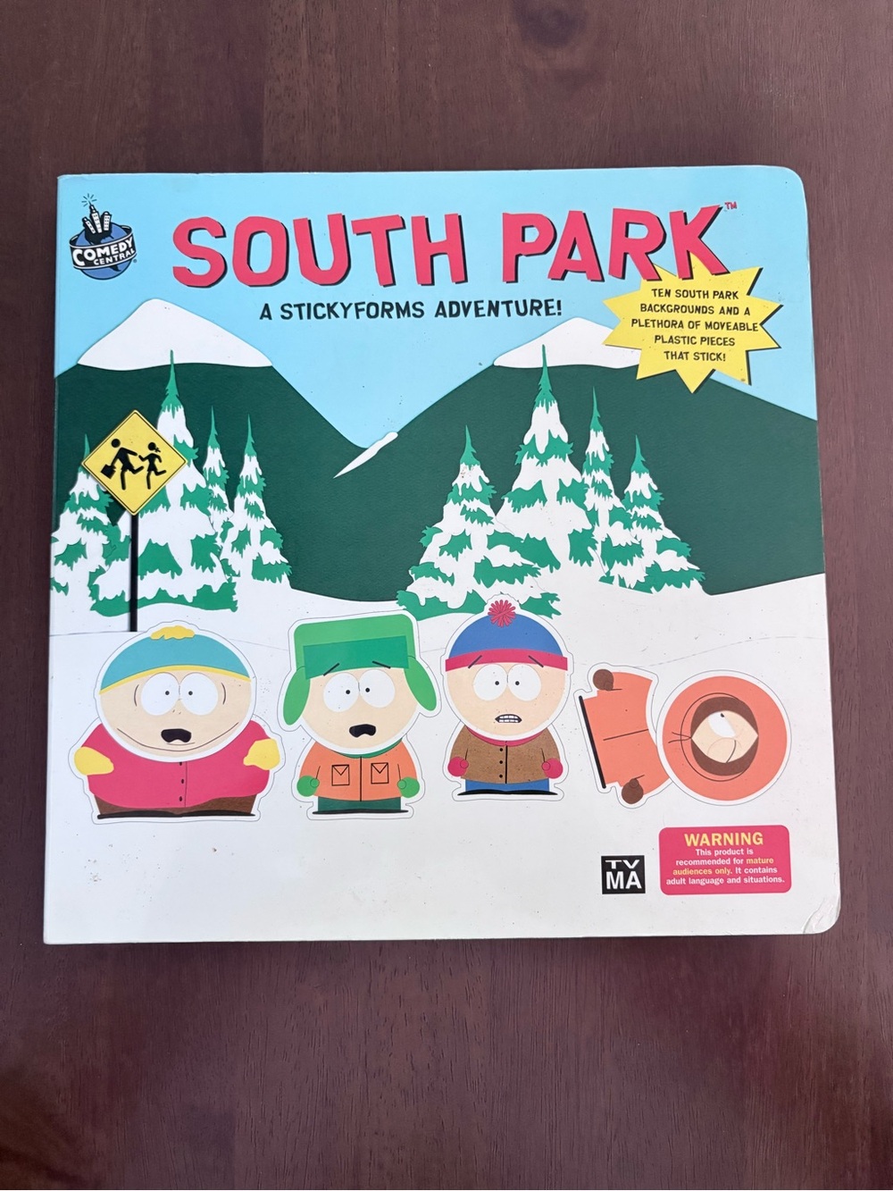 South Park StickyForms Adventure book -130 vinyls (all in great shape)